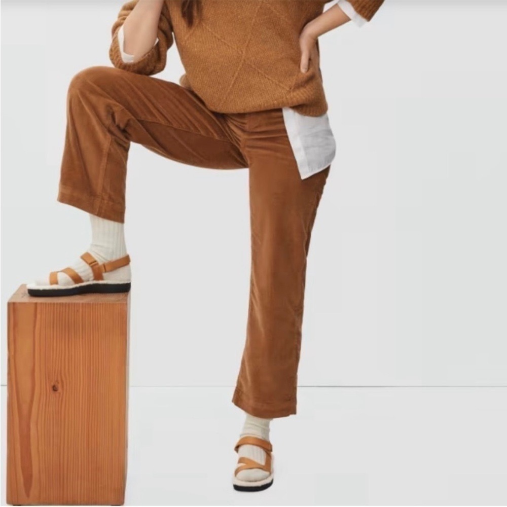 NIB Everlane The Renew Teddy Sport Nylon Brown Sandal Size 8 - Picture 3 of 11